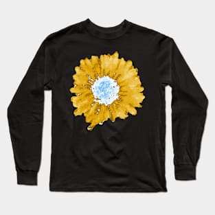 yellow and white sunflower Long Sleeve T-Shirt